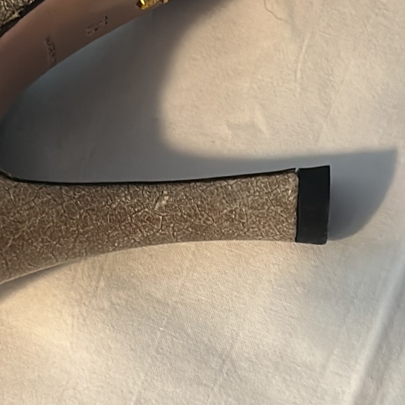 Prada Studded 4” High Heels Black & Gray Size 39 - Picture 9 of 9